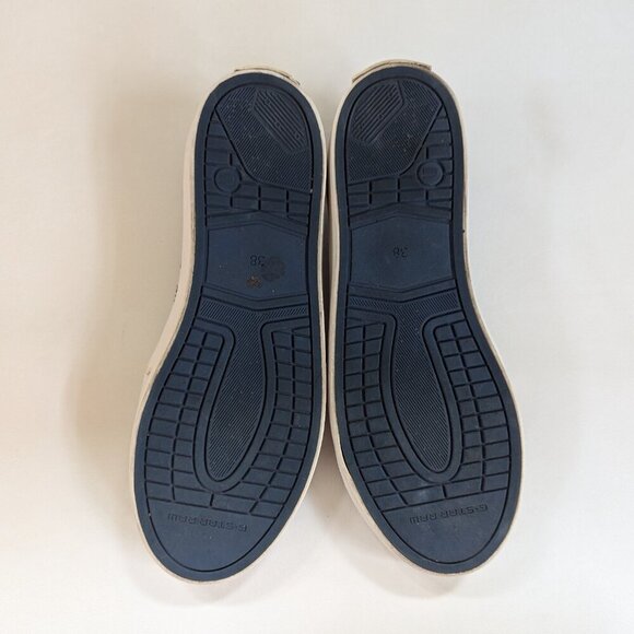 G-Star Raw Strett Slip On Canvas Sneaker Blue & White Sz 38/US 8 - Picture 8 of 8
